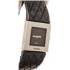 Image 6 : Chanel Black Leather Acier Quartz Watch
