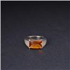 Image 1 : 14K White Gold & Citrine Ring