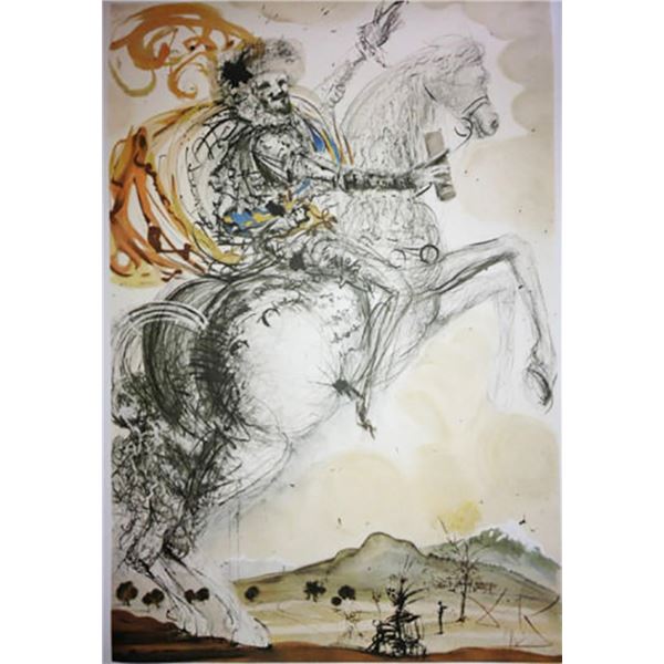 Don Quixote El Cid by Dali, Salvador