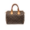 Image 1 : Louis Vuitton Brown Monogram Speedy 25 Satchel Bag
