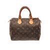 Image 1 : Louis Vuitton Brown Monogram Speedy 25 Satchel Bag