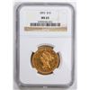 Image 1 : 1893 $10 Eagle Gold Coin NGC MS63