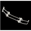 Image 2 : 1.25 ctw Diamond Bracelet - 14KT White Gold