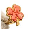 Image 3 : Chanel Pink Clover Earrings