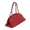 Image 3 : Chanel Red Quilted Patent Bowling Chain Shoulder Bag