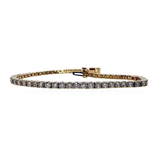 3.88 ctw Diamond Tennis Bracelet - 14KT White Gold