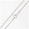 Image 7 : Petite Solid Platinum .30 ctw Round Brilliant Diamond Simple Cross Pendant & Cha