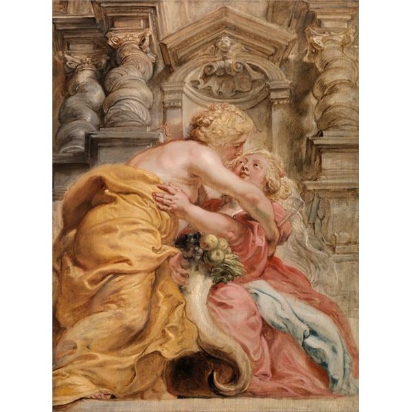 Sir Peter Paul Rubens - Peace Embracing Plenty