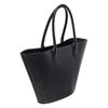 Image 3 : Mansur Gavriel Navy Blue Leather Triangle Handbag