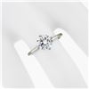 Image 4 : Jabel 18k White Gold GIA 1.02 ctw E SI2 Round Diamond Solitaire Engagement Ring