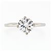 Image 5 : Jabel 18k White Gold GIA 1.02 ctw E SI2 Round Diamond Solitaire Engagement Ring