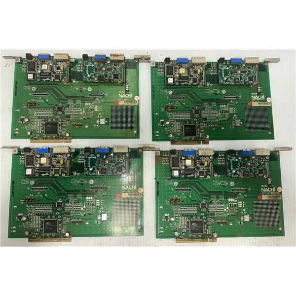 Lot of (4) Misc. Nachi UM236B Circuit Boards