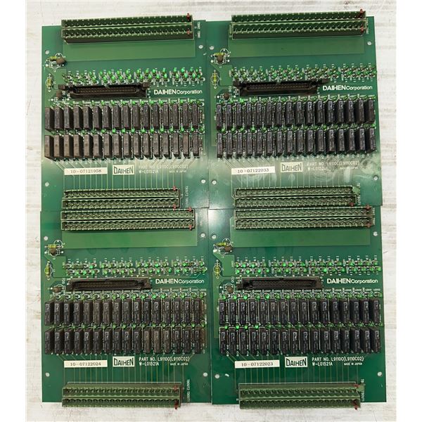 Lot of (4) Daihen #L9110C02 Circuit Boards