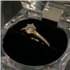 Image 2 : 18KT Yellow Gold ring with 60pt Diamond, comes with appraisal report - 2.5 grams appraised value $5,