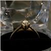 Image 3 : 18KT Yellow Gold ring with 60pt Diamond, comes with appraisal report - 2.5 grams appraised value $5,