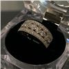 Image 2 : 10KT White Gold ring with 50pt Diamond - 4.4 grams retail $1,600