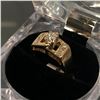 Image 2 : 14KT Gold ring with 35pt Diamond with appraisal report - 5.1 grams appraised value $3,000