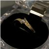 Image 2 : 10KT Gold ring with 20pt Diamond - 1.6 grams retail $1,000