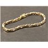 Image 1 : 14Kt Yellow Gold Bracelet with 20pt Diamond - 13.2 grams retail $2,500