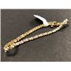 Image 1 : 10Kt Yellow Gold Bracelet with 80pts Diamond - 4.7 gram retail $1,500