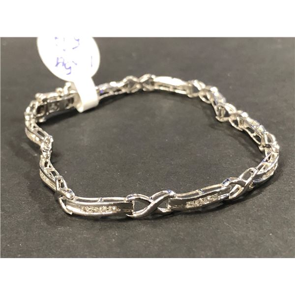 10Kt White Gold Bracelet with 1.25ct Diamond - 5.7 grams retail $2,000