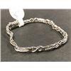 Image 1 : 10Kt White Gold Bracelet with 1.25ct Diamond - 5.7 grams retail $2,000