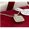 Image 3 : 14Kt White Gold Pendant+Chain with 1ct Diamond Italy - 3.3 grams retail $2,000