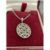 Image 2 : 10KT White Gold pendant+chain with 1ct Diamond Italy - 4.4 grams retail $2,000