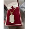 Image 2 : Michael Hill 10KT Yellow Gold pendant+chain with 1.29ct Diamond - 4.8 grams retail $3,013.35