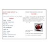 Image 2 : Natural Oval Orangish Red Garnet 3.44 ct, 10.3x8.2mm - Origin: Africa - retail appraisal value $95,5