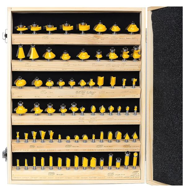 KOWOOD 70 pc Router Set
