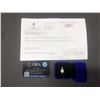 Image 2 : GRA CERTIFIED 3.00 CARAT MOISSANITE VVS D SET IN  A HALF BEZEL SET IN STERLING SILVER APPRAISED VALU