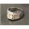 Image 2 : GRA CERTIFIED MOISSANITE VVS D WEIGHING AN ESTIMATED 2.00 CARAT WITH A HALO SURROUNDING THE CENTER W
