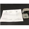 Image 3 : ONE MOISSANITE SET IN PLATED SILVER WEIGHING APPROXIMATELY 12.00 CARATS APPRAISED VALUE $5,975.00   