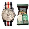 Image 1 : Rolex Oyster Perpetual Datejust Superlative Chronometer Swiss Made wristwatch with box & paperwork,