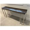 Image 2 : Bernhardt Furniture - Contemporary console table - approx 68in W x 16in L x 32in H