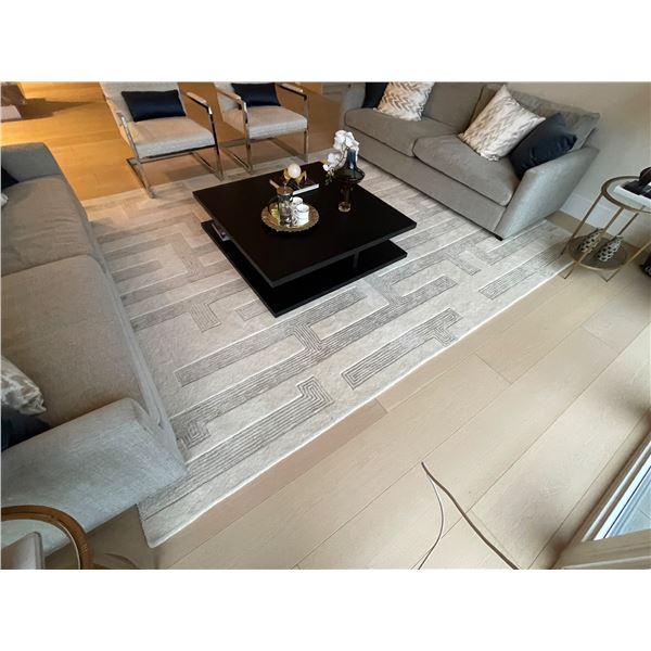 Studio A Handcrafted Labyrinth Rug Grey Handcrafted In India Studio a handcrafted labyrinth rug grey handcrafted in india