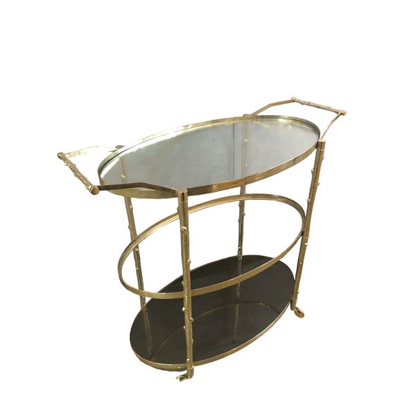 Global Views - Arbor Bar Cart - Nickel Finish - retails: $4,795.00