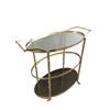 Image 1 : Global Views - Arbor Bar Cart - Nickel Finish - retails: $4,795.00