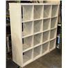 Image 2 : White cubicle shelf - approx. 58inW x 58inH