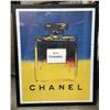 Image 1 : Chanel Framed Artwork - approx. 38in x 46in