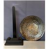 Image 2 : Large stitch plater on stand - approx 27in diameter