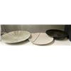 Image 1 : Group of 3 assorted decorative plates - includes 2 Global Views Decorative Plate