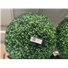 Image 2 : Set of 2 decorative greenery plant balls