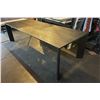 Image 2 : Large Wooden dining table - approx. 9ftW x 42inD x30inH