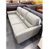 Image 2 : Amax Leather Grey traditional sofa (floor model) - size 78''w - retail $2250