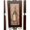 Image 3 : Set of 5 decorative wine art wall hangings