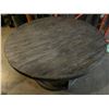 Image 2 : Contemporary large round dining table (leg slightly broken)