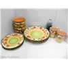 Image 1 : NEAR COMPLETE HOMESTYLES CHINA HARVEST PATTERN DISH SET
