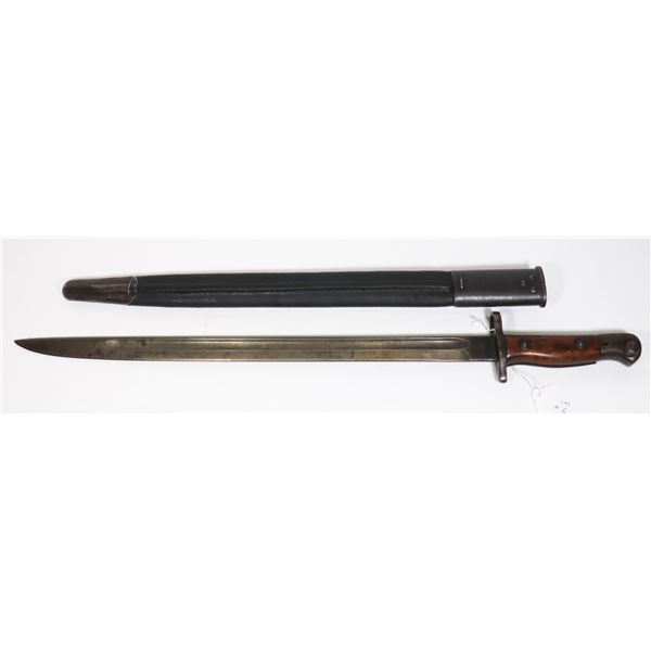 #6 WW1 ENFIELD BAYONET + SCABBARD 1907 SANDERSON